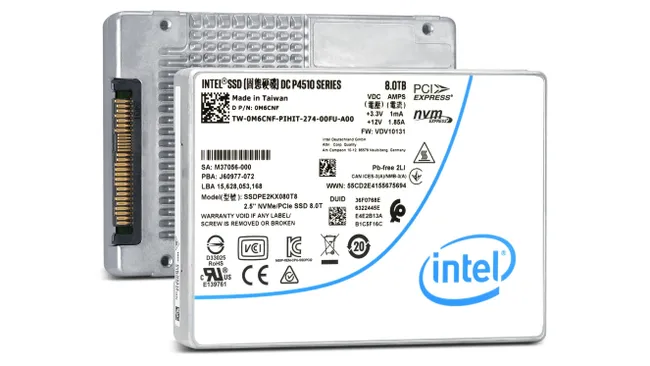 Récupération de données U.2 Intel 
